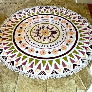 Altar’d State Round Beach Towel